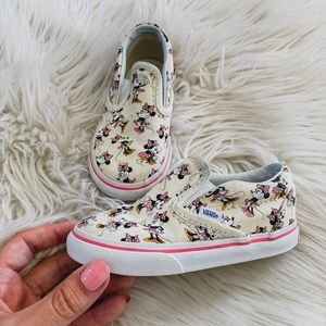 Toddler girls size 7 Disney Minnie Mouse Vans
